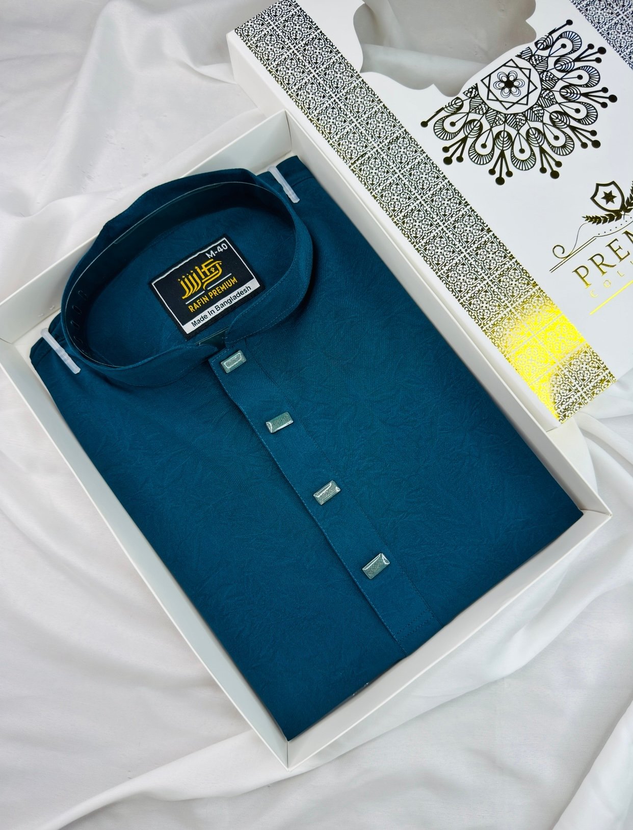 Ocean Sapphire Luxury Panjabi By SH Premium