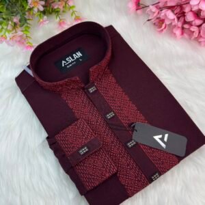 Garnet Eclipse Signature Panjabi By SH Premium