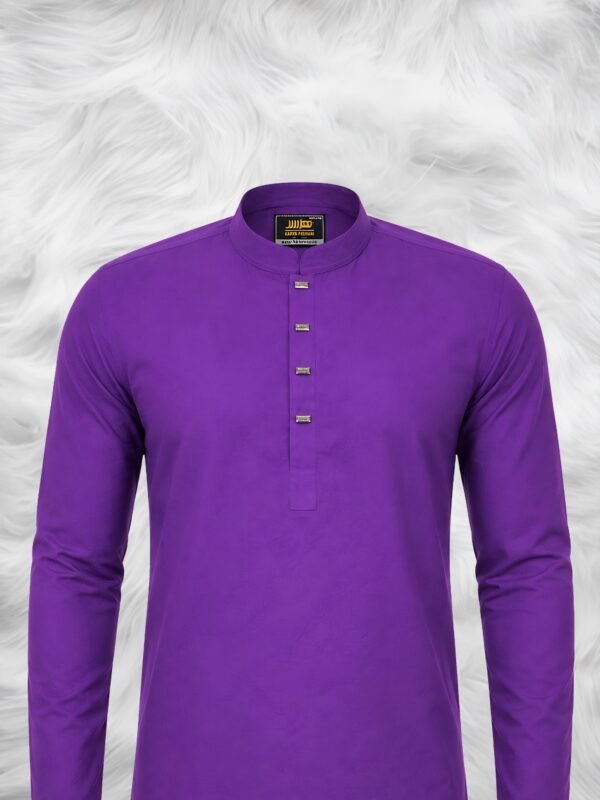 Velvet Amethyst Textured Panjabi By SH premium